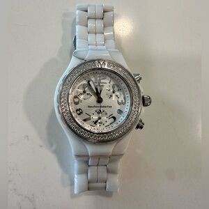 TechnoMarine White Ceramic Diamond Bezel